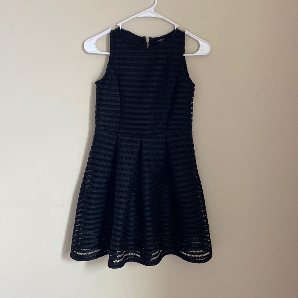 Black Forever 21 Mesh Dress